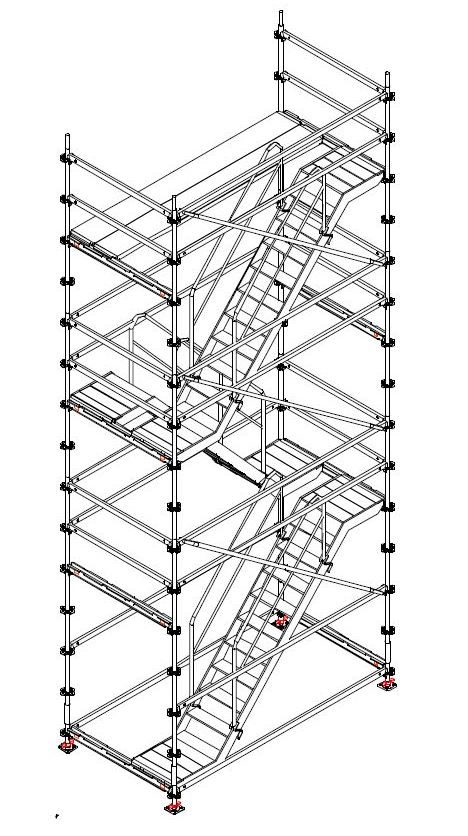 stair towers for scaffolding